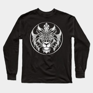 Tribal Lion King Long Sleeve T-Shirt